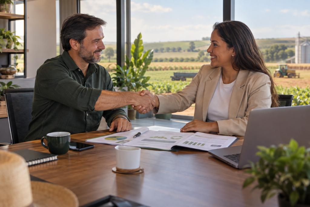 Parceria estrategica entre negocios e agronegocio
